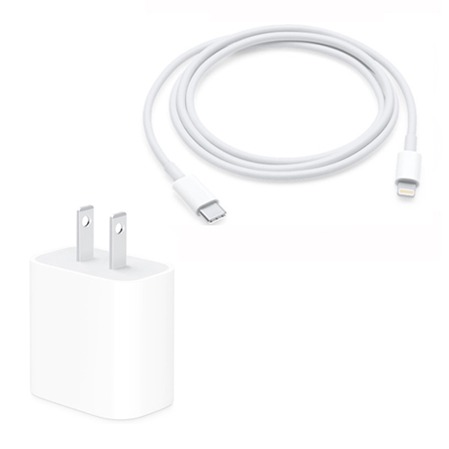 Apple 18W Wall Power Adapter With USB-C to Lightning Cable - Cellular ...