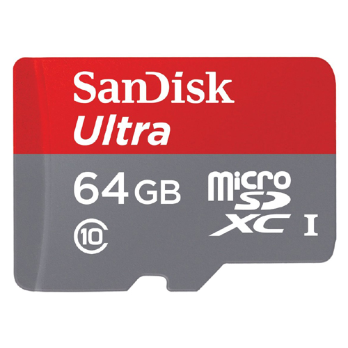 SanDisk Ultra microSDXC UHS-I Card with Adapter - 64GB Black from AT&T