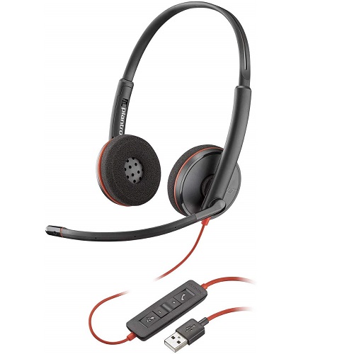 Plantronics Blackwire 3220 USB Dual-Ear Headset - Cellular Accessories