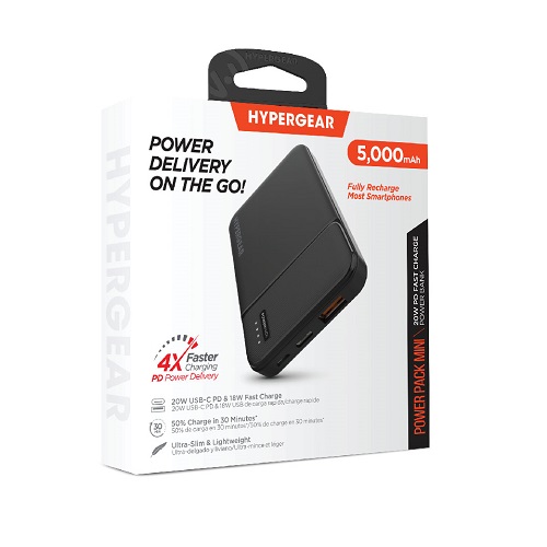 HyperGear PowerPack Mini Portable Fast Charger With 2 USB-C & 1 USB-A Port  - Cellular Accessories For Less